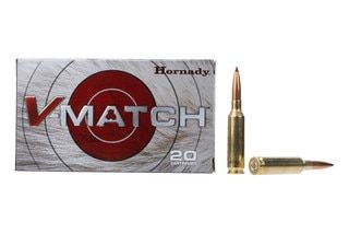 Match-grade 6mm Creedmoor ammunition, 20 rounds.